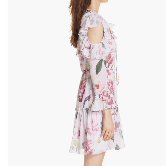 🍒NWT🍒 TED BAKER BABY PINK FLORAL DRESS - Picture 4 of 6